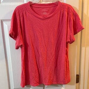 Talbots Women's Coral Short Sleeve Tee